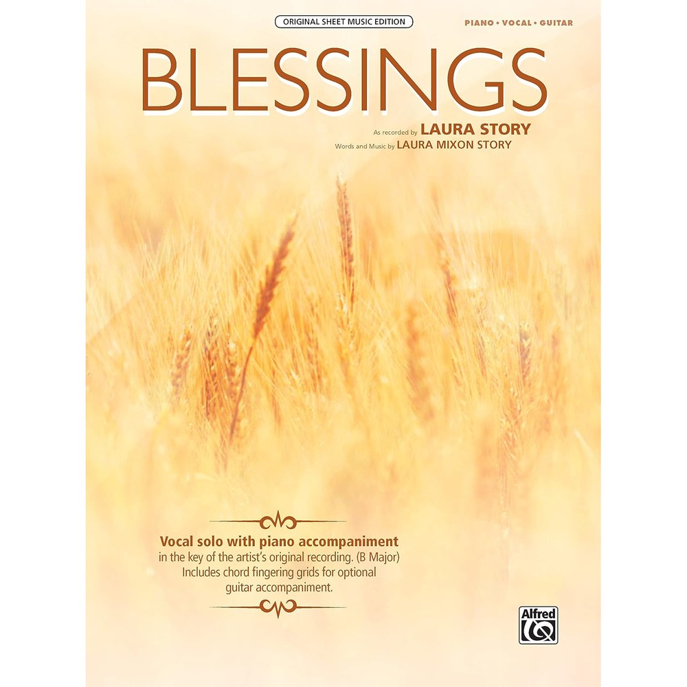 Blessings: Piano/Vocal/Guitar, Sheet (Original Sheet Music Edition)