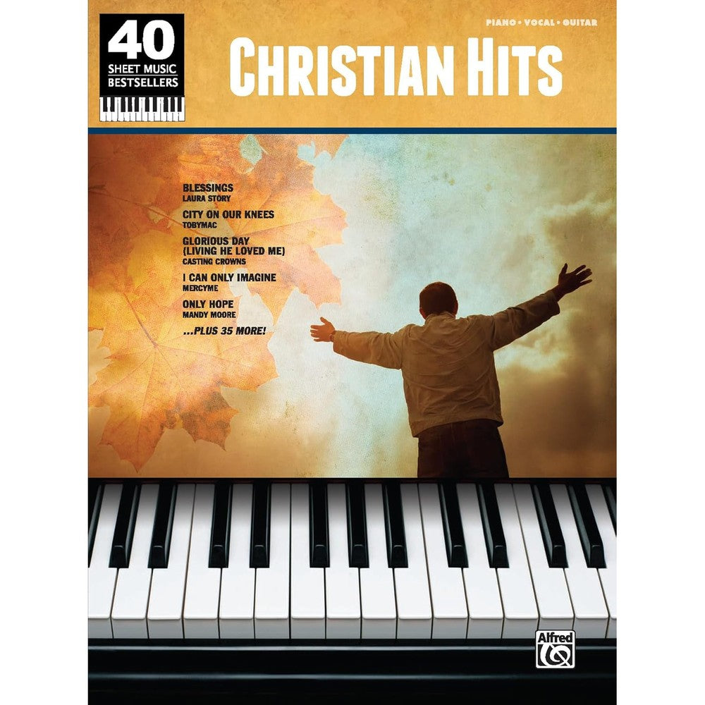 40 Sheet Music Bestsellers -- Christian Hits: Piano/Vocal/Guitar