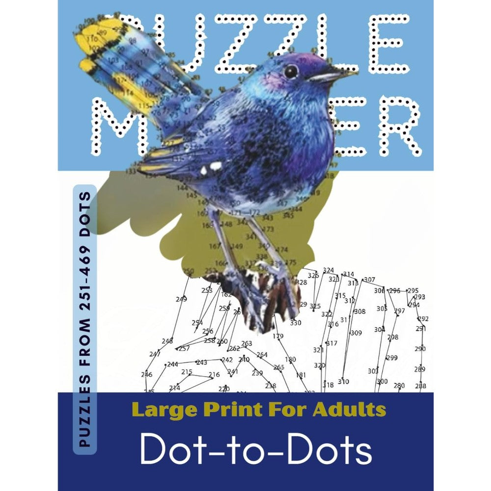 Large Print Dot-to-Dots for Adults