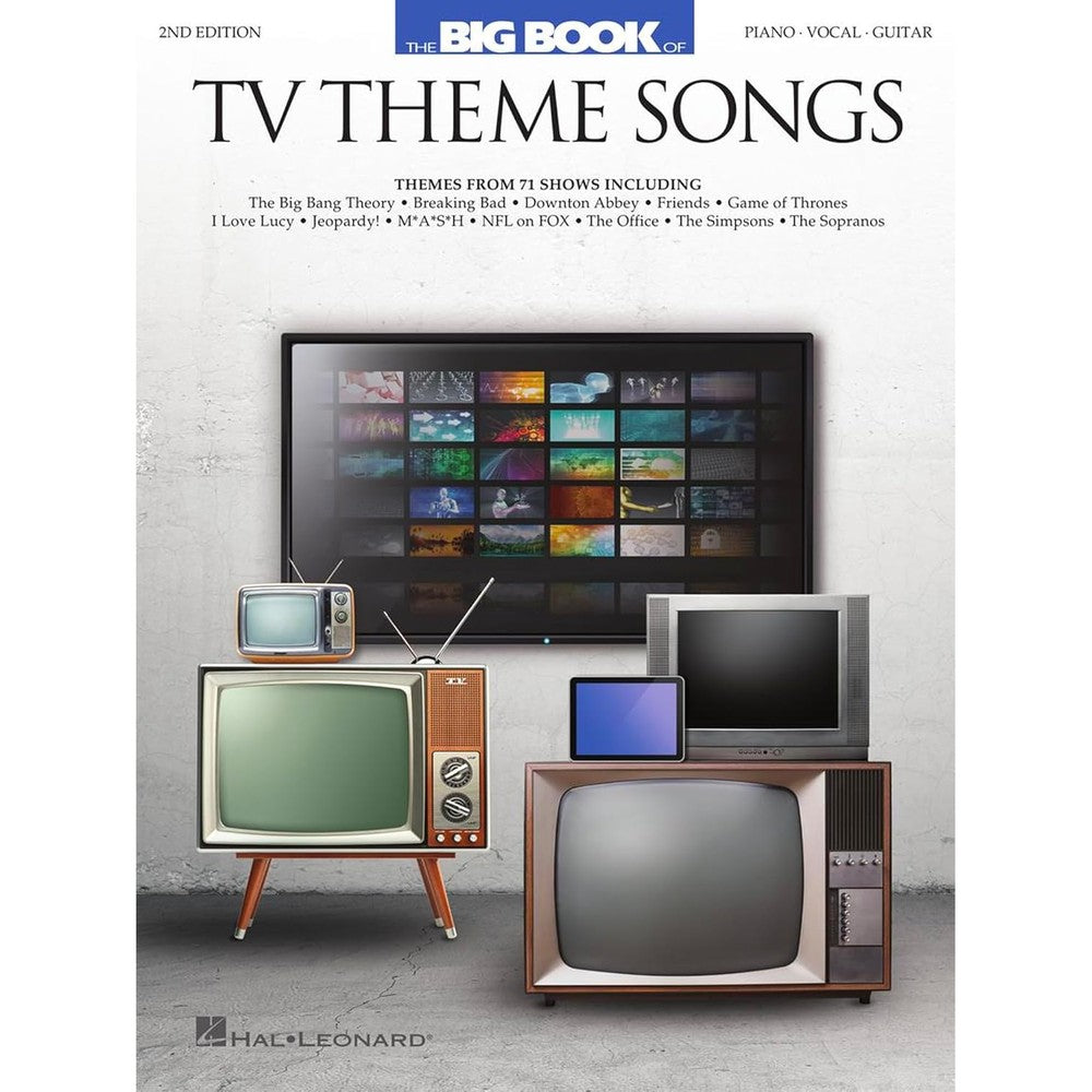 Big Book of TV Theme Songs | Piano, Vocal and Guitar Songbook | 71 Popular TV Shows Themes | Iconic Music Arrangements | Updated 2nd Edition | Easy Piano Songs