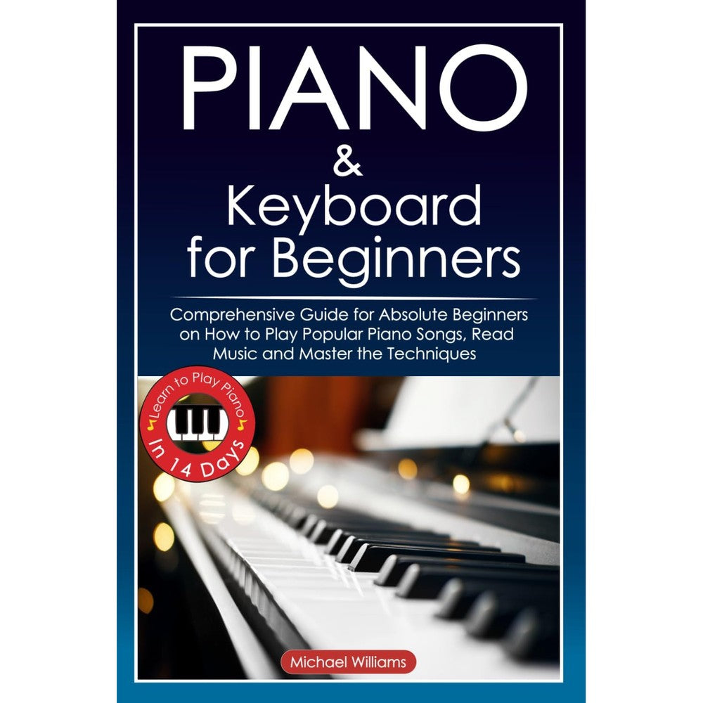 Michael Williams Piano and Keyboard for Beginners book front cover view