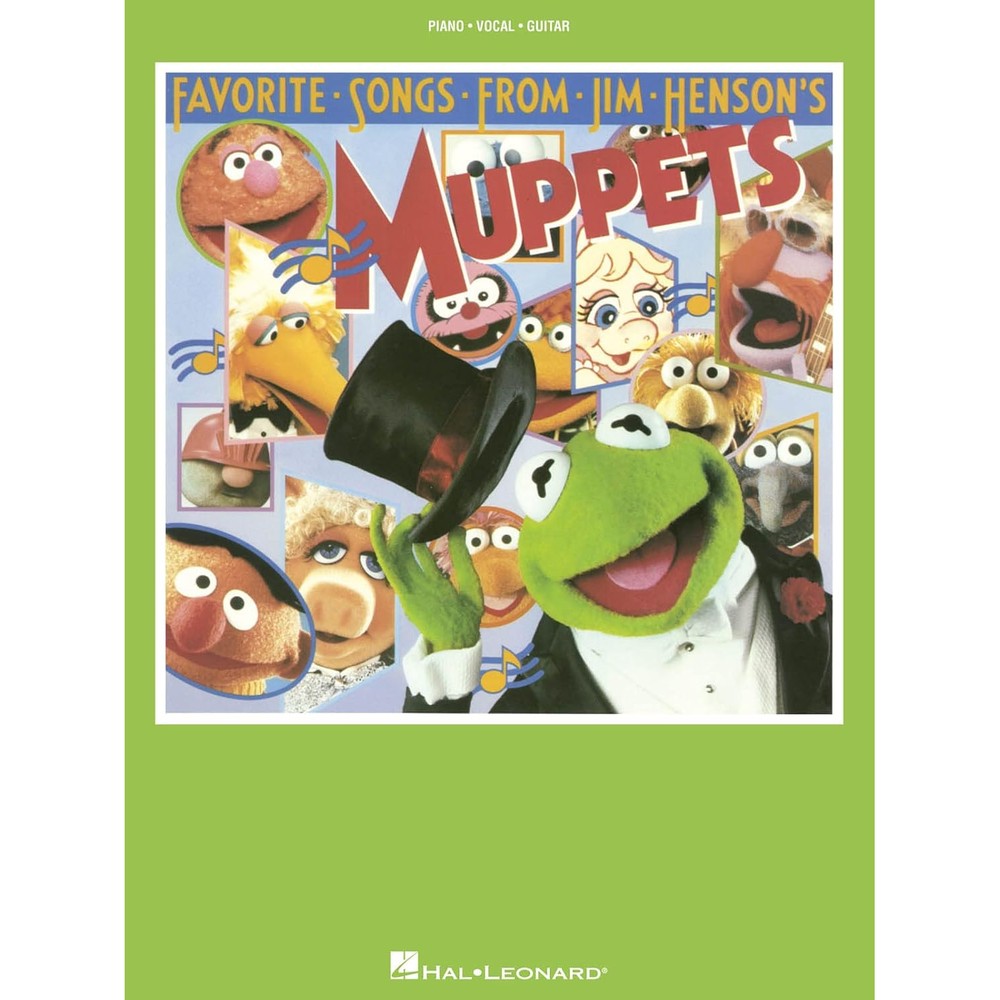Favorite Songs from Jim Henson's Muppets | Piano/Vocal/Guitar Songbook with Sheet Music | Classic Muppet Show and Sesame Street Tunes | Music Book for Kids and Families | 64 Pages with Color Photos