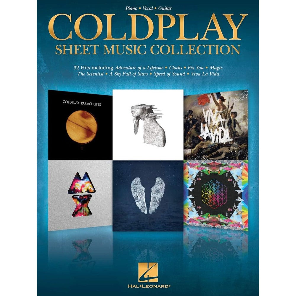 Coldplay Sheet Music Collection | Piano/Vocal/Guitar Songbook with Chords and Lyrics | 32 Greatest Hits | Music Book for Beginners, Teachers, and Fans | Play Coldplay Songs for Practice or Performance