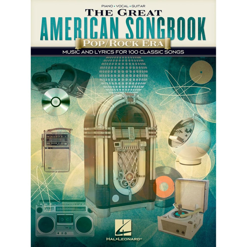 The Great American Songbook Pop/Rock Era | Piano/Vocal/Guitar Sheet Music Collection | Music and Lyrics for 100 Classic Songs | Iconic Pop and Rock Hits Songbook | Music Gift for Student and Fans