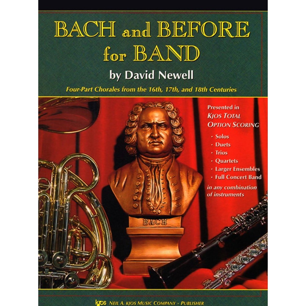 W34XE - Bach and Before for Band - Alto Saxophone/Baritone Saxophone (Four-Part Chorales from the 16th, 17th and 18th Centuries)