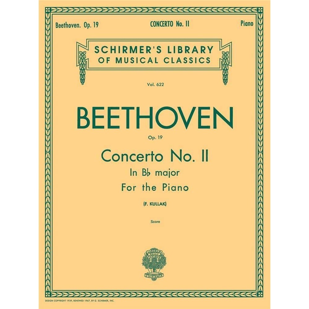 Concerto No. 2 in Bb, Op. 19: Schirmer Library of Classics Volume 622 National Federation of Music Clubs 2024-2028 Piano Duet