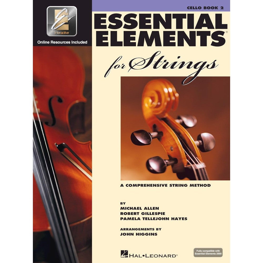 Essential Elements for Strings - Cello Book 2 with EEi Online Access | Intermediate Cello Method and Sheet Music for Students and Teachers | Step-by-Step String Lessons to Build Tone and Technique