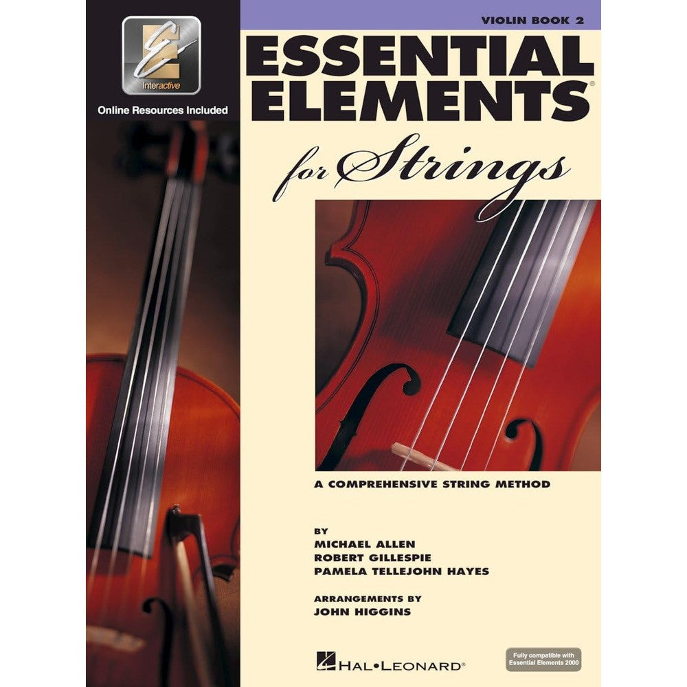 Essential Elements for Strings - Violin Book 2 with EEi Online Resources | Intermediate Violin Method and Sheet Music for Students and Teachers | Build Technique, Rhythm, and Musical Skills