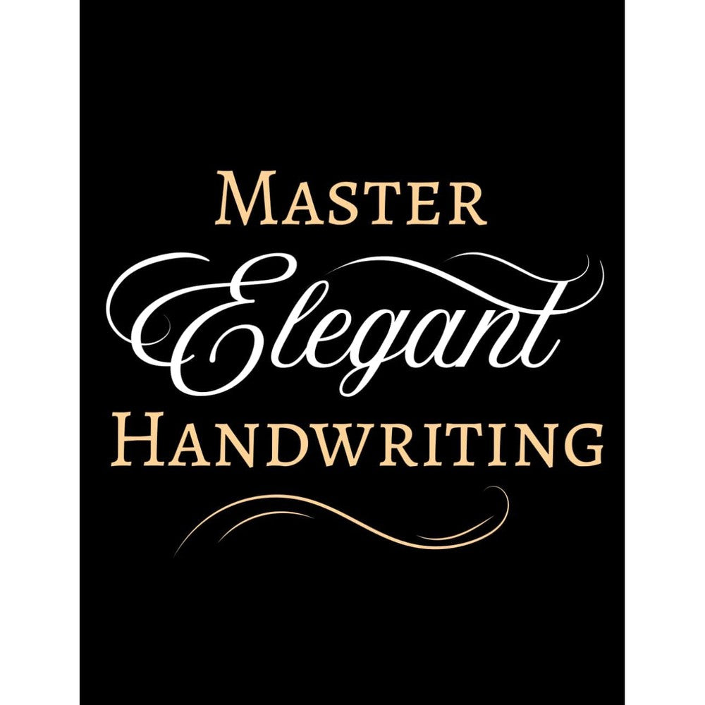 Master Elegant Handwriting: Modern Cursive Handwriting Workbook for Adults