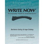 Write Now: The Getty-Dubay Program for Handwriting Success