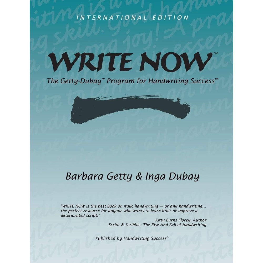 Write Now: The Getty-Dubay Program for Handwriting Success