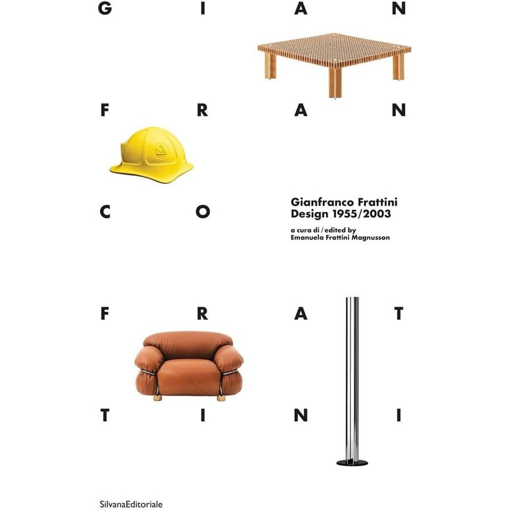Silvana Editoriale Gianfranco Frattini Design 1955 2003 paperback book front view displaying minimalist cover art.