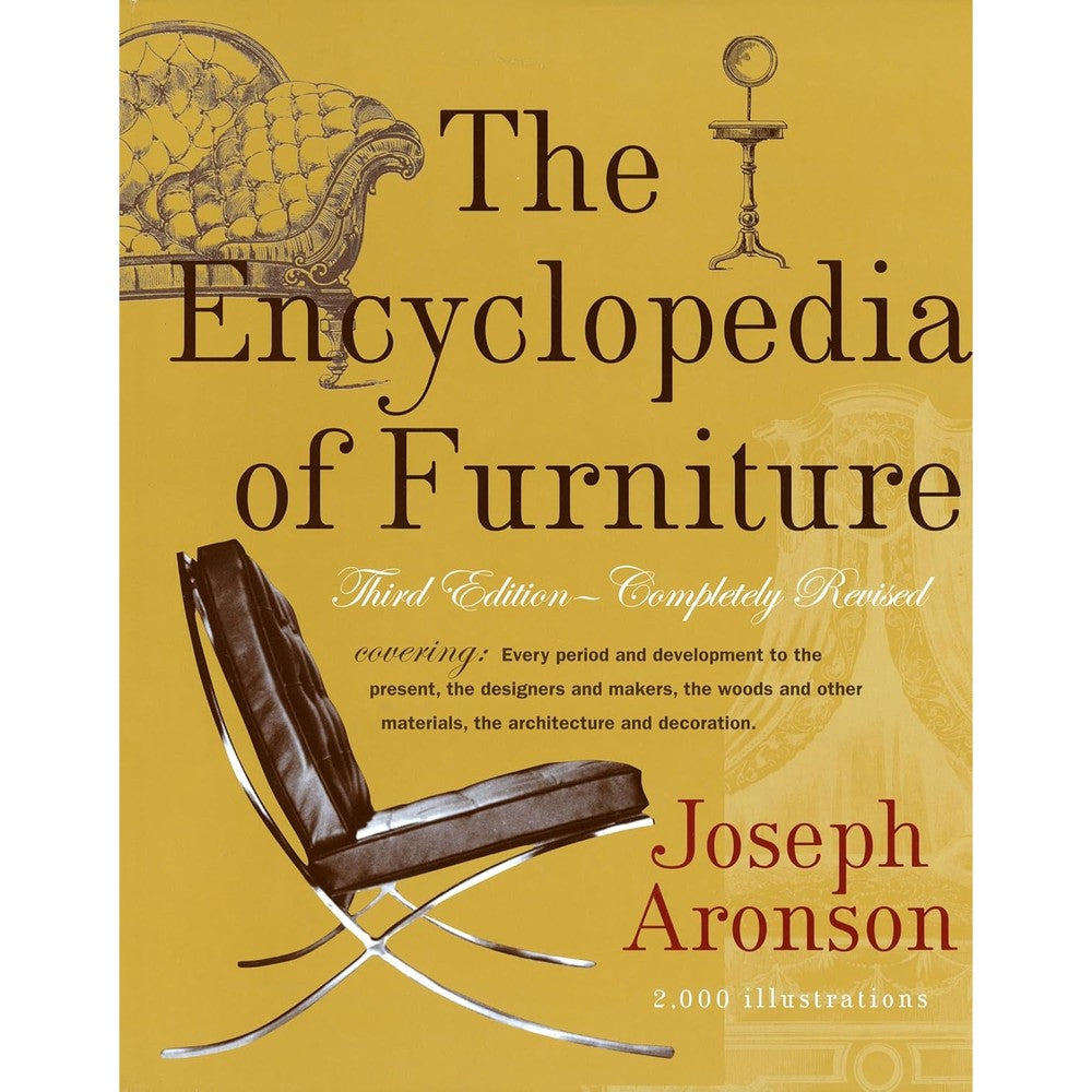 Joseph Aronson The Encyclopedia Of Furniture Third Edition Completely Revised Hardcover Reference Book