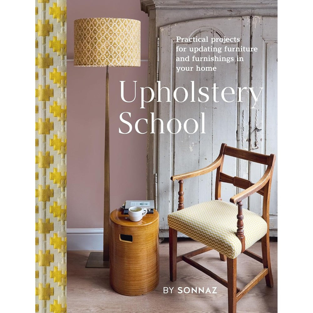 Sonnaz Nooranvary Upholstery School DIY Book Front View Authentic Imported Home Decor Guide