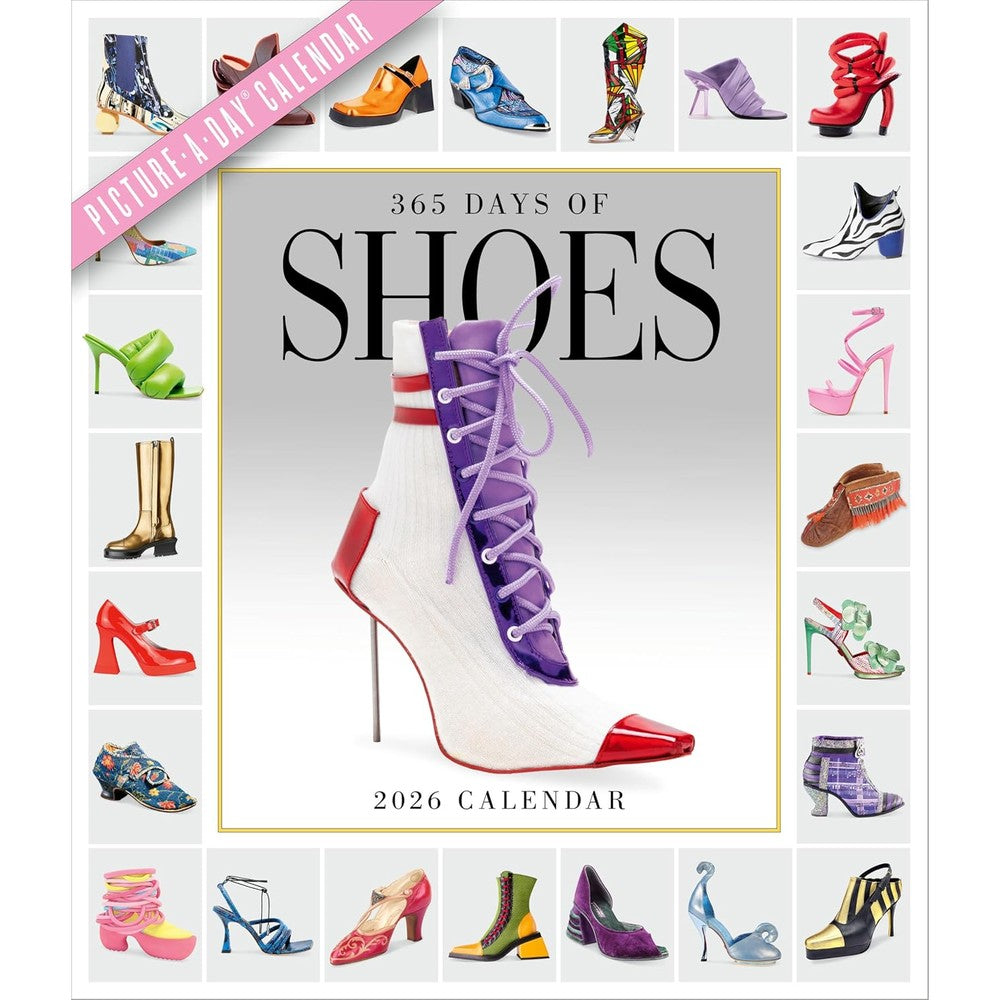 365 Days of Shoes Picture-A-DayÂ® Wall Calendar 2026: An Obsessive Extravaganza