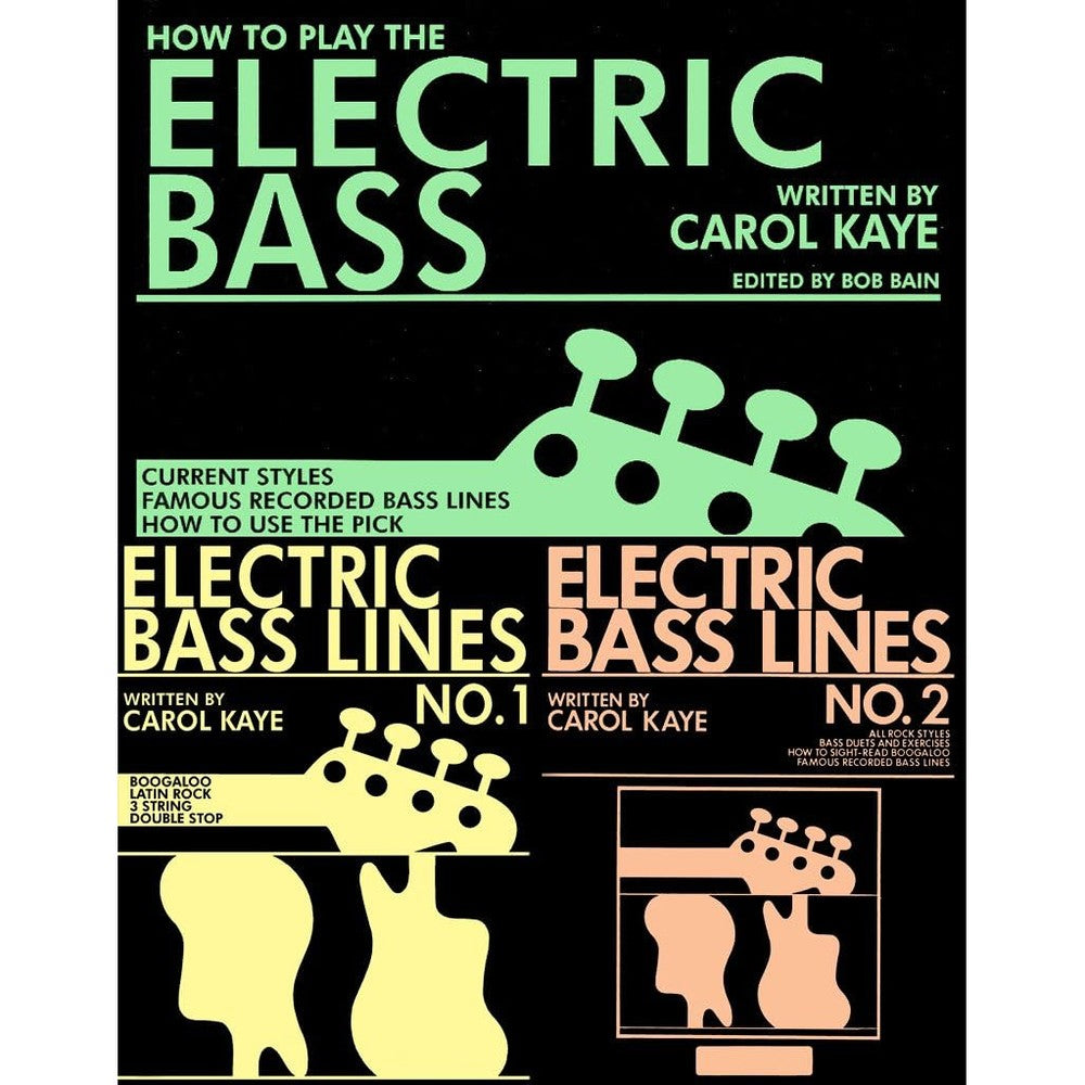 How to Play The Electric Bass (includes Electric Bass Lines 1 & 2)