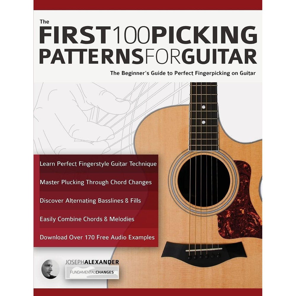 The First 100 Picking Patterns for Guitar: The Beginner’s Guide to Perfect Fingerpicking on Guitar (Beginner Guitar Books)