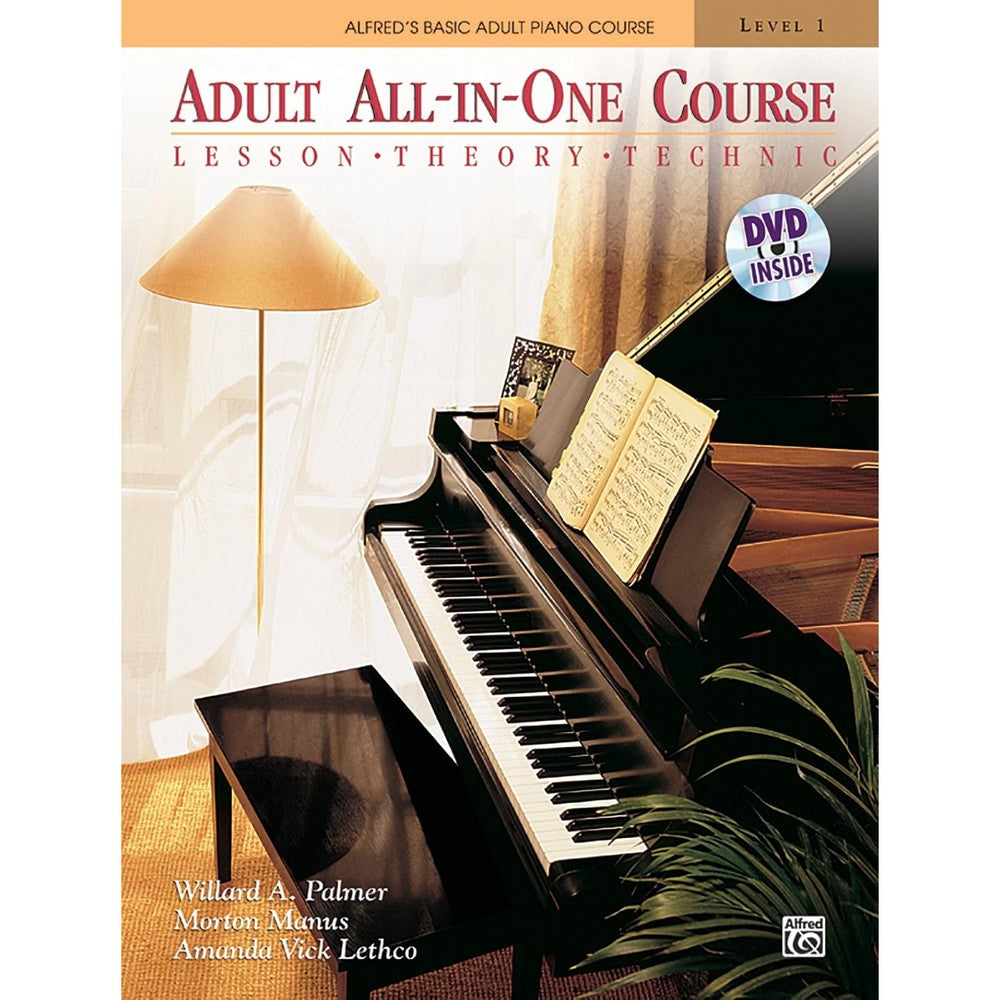 Alfred's Basic Adult All-in-One Course: Lesson, Theory, Technic