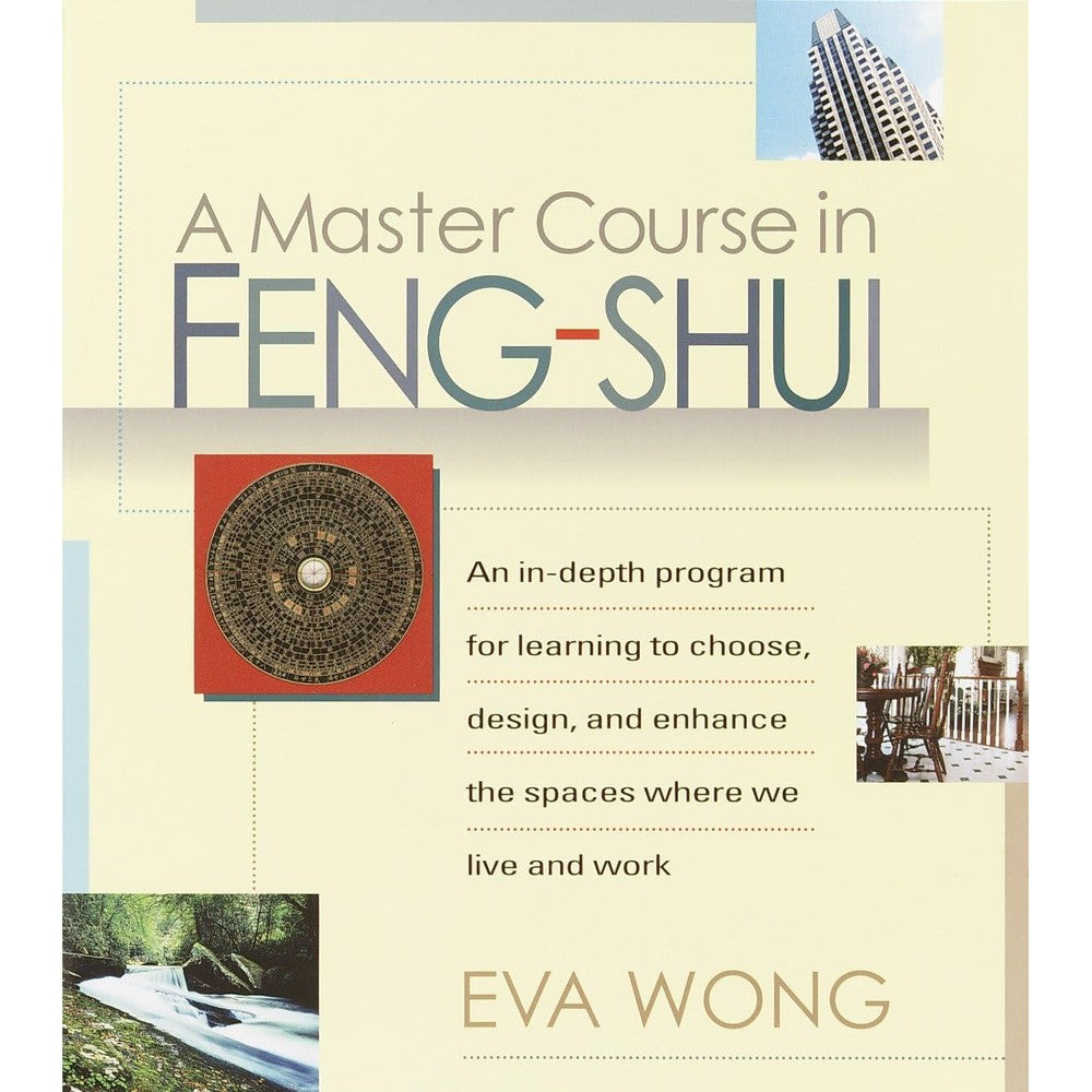 Eva Wong A Master Course in Feng-Shui paperback book front view displaying the authentic imported publication cover.