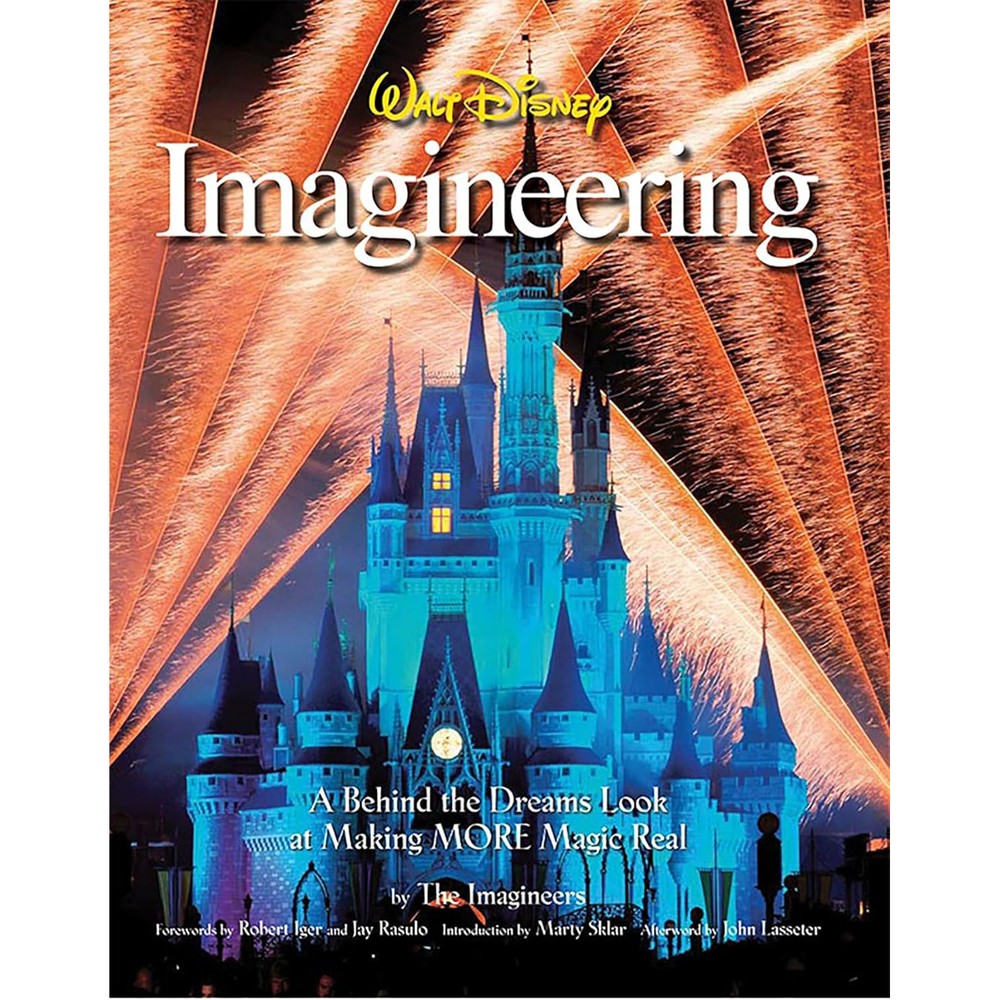 The Imagineers Walt Disney Imagineering book front cover showing Cinderella Castle