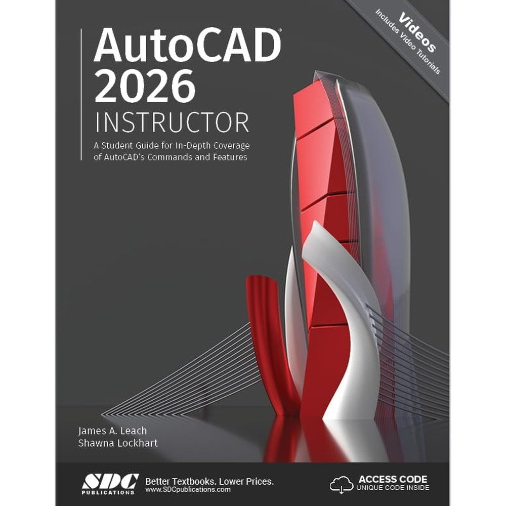 SDC Publications AutoCAD 2026 Instructor paperback front cover