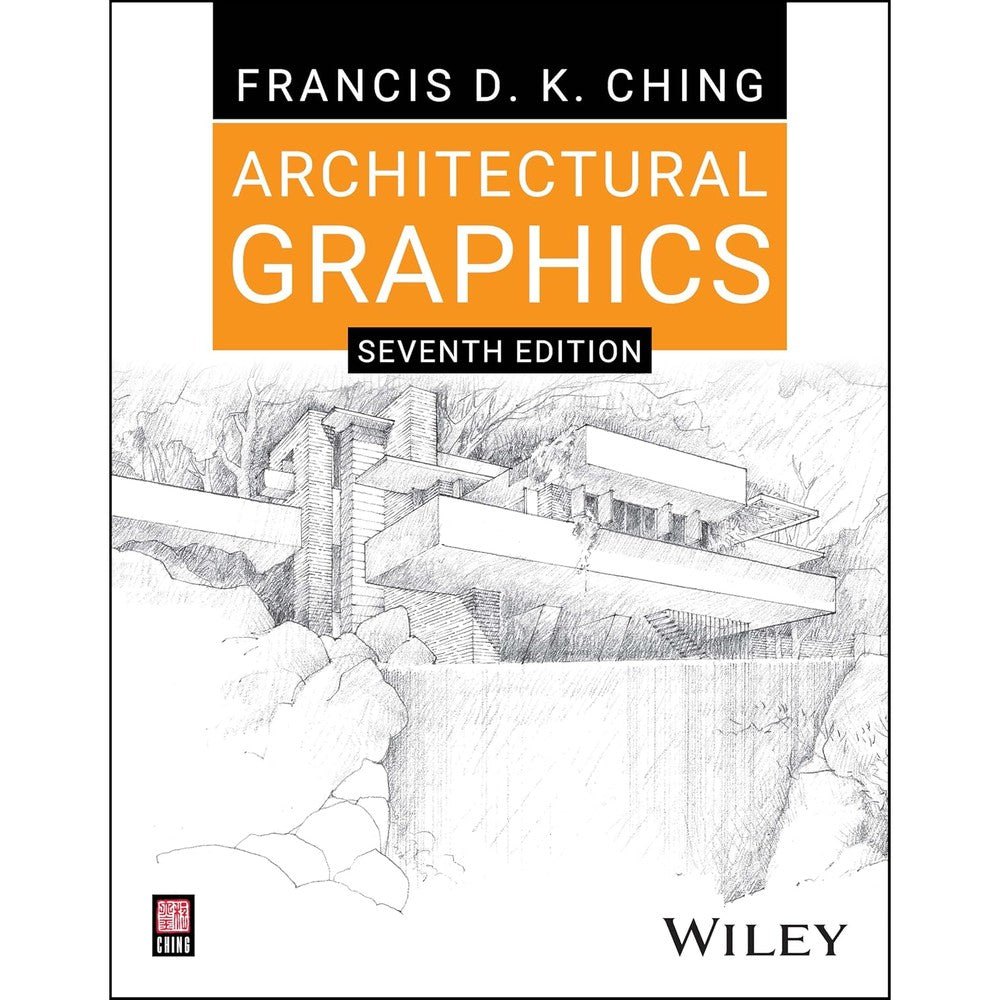 Wiley Architectural Graphics 7th edition paperback front cover featuring a line drawing illustration.
