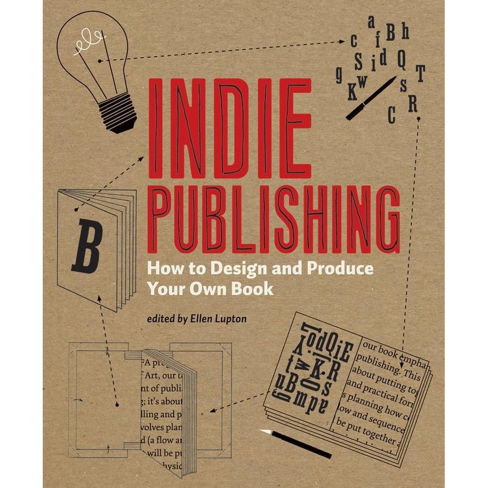 Ellen Lupton Indie Publishing book front cover showing paperback design guide.