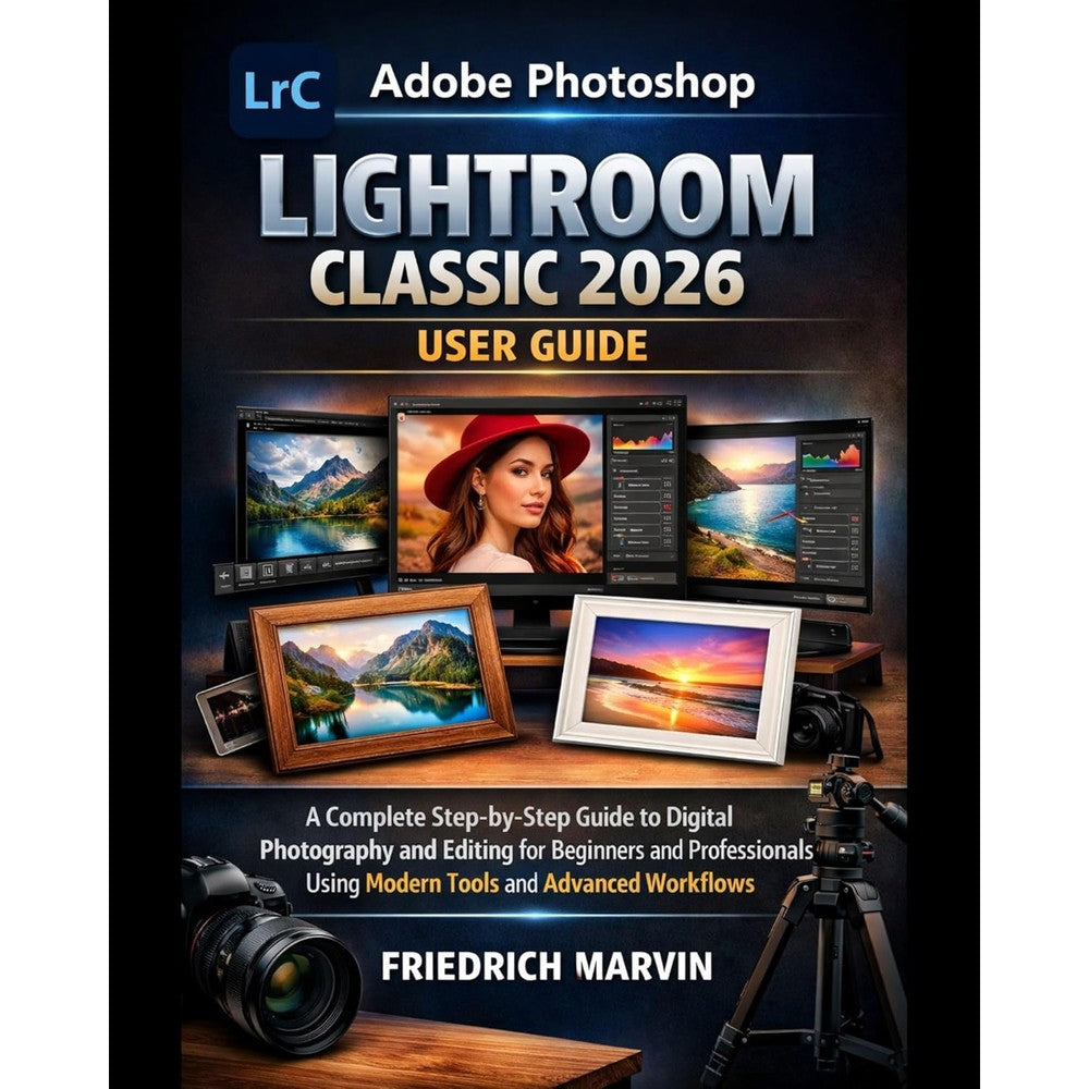 Adobe Photoshop Lightroom Classic 2026 User Guide: A Complete Step-by-Step Guide to Digital Photography and Editing for Beginners and Professionals Using Modern Tools and Advanced Workflows