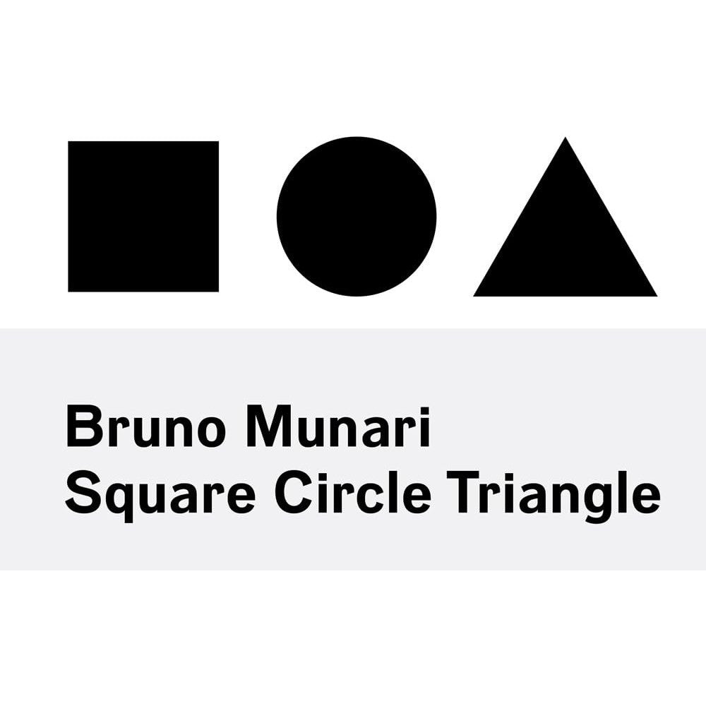 Bruno Munari Square Circle Triangle book front cover view