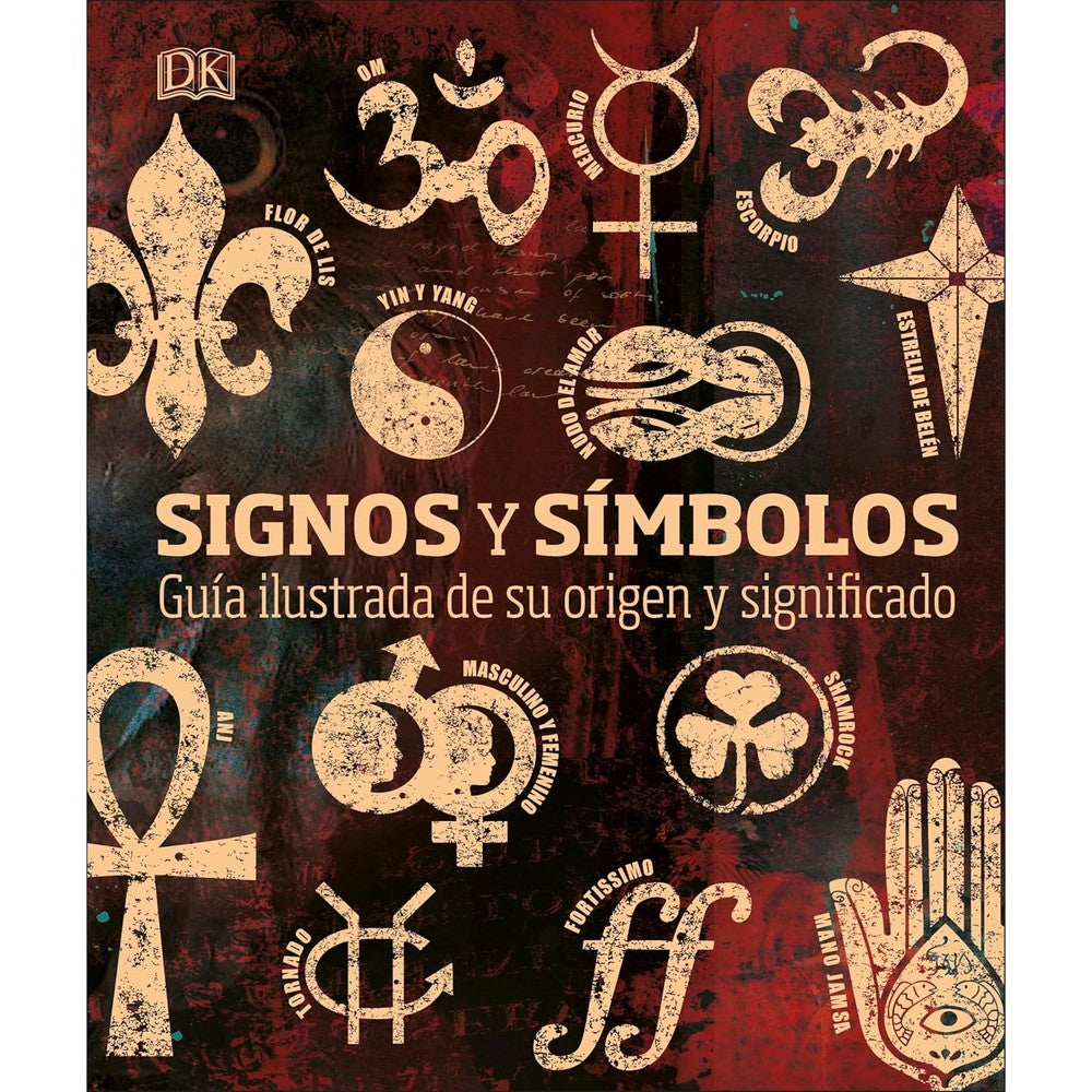 Front cover of Signos y Símbolos DK hardcover book