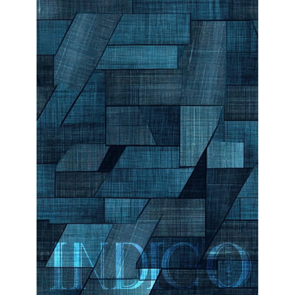 Table Tones Publishing Indigo Elegance Yesterday Today Forever Decorative Coffee Table Book With 400 Denim Patterned Pages Hardcover