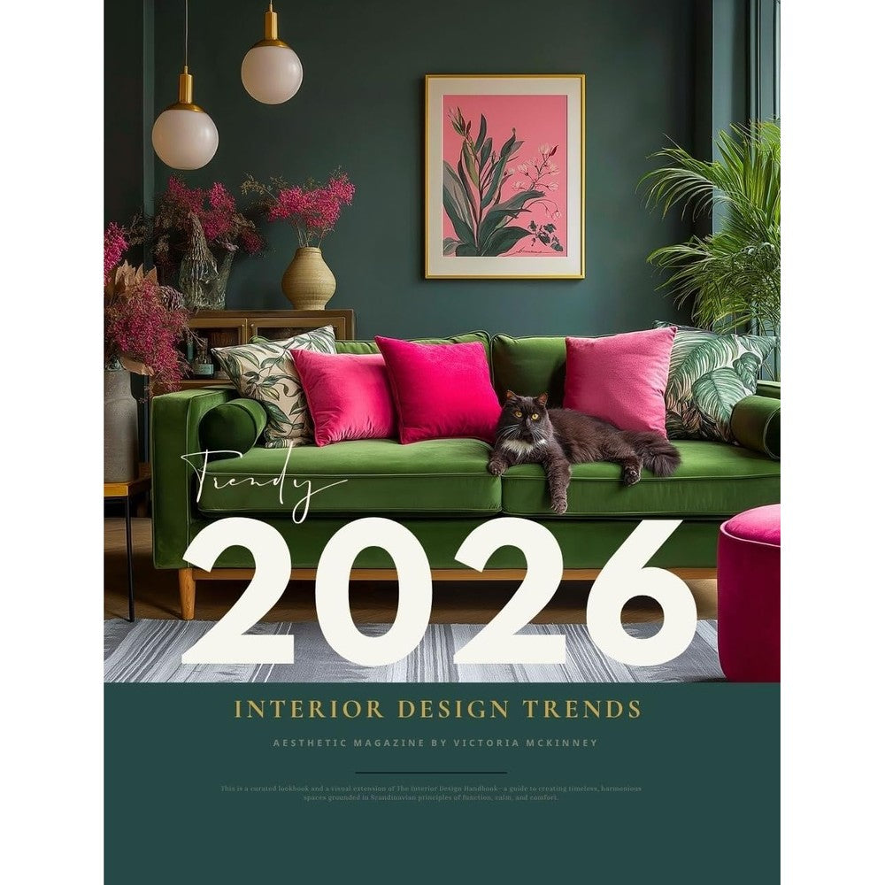 Victoria McKinney 2026 Interior Design Trends Magazine From Quiet Biophilic To Japanese Minimalism Mood Board Guide Kindle Edition