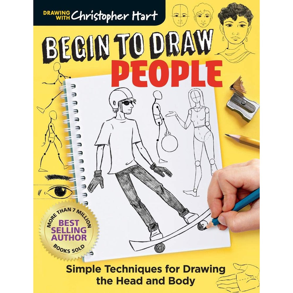 Begin to Draw People: Simple Techniques for Drawing the Head and Body