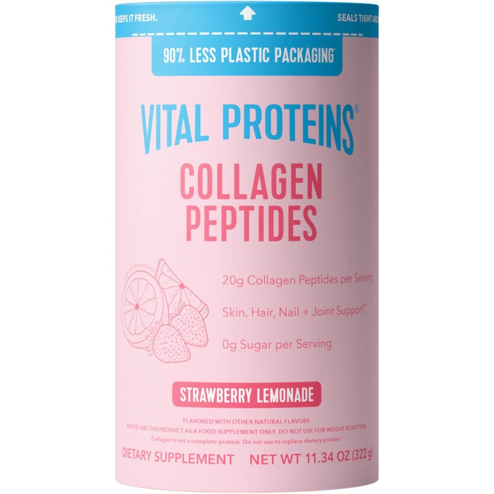 Vital Proteins Collagen Peptides Powder Strawberry Lemonade 11.34 Ounces