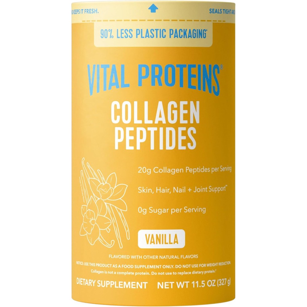 Vital Proteins Collagen Peptides Powder Vanilla 11.5 Ounces