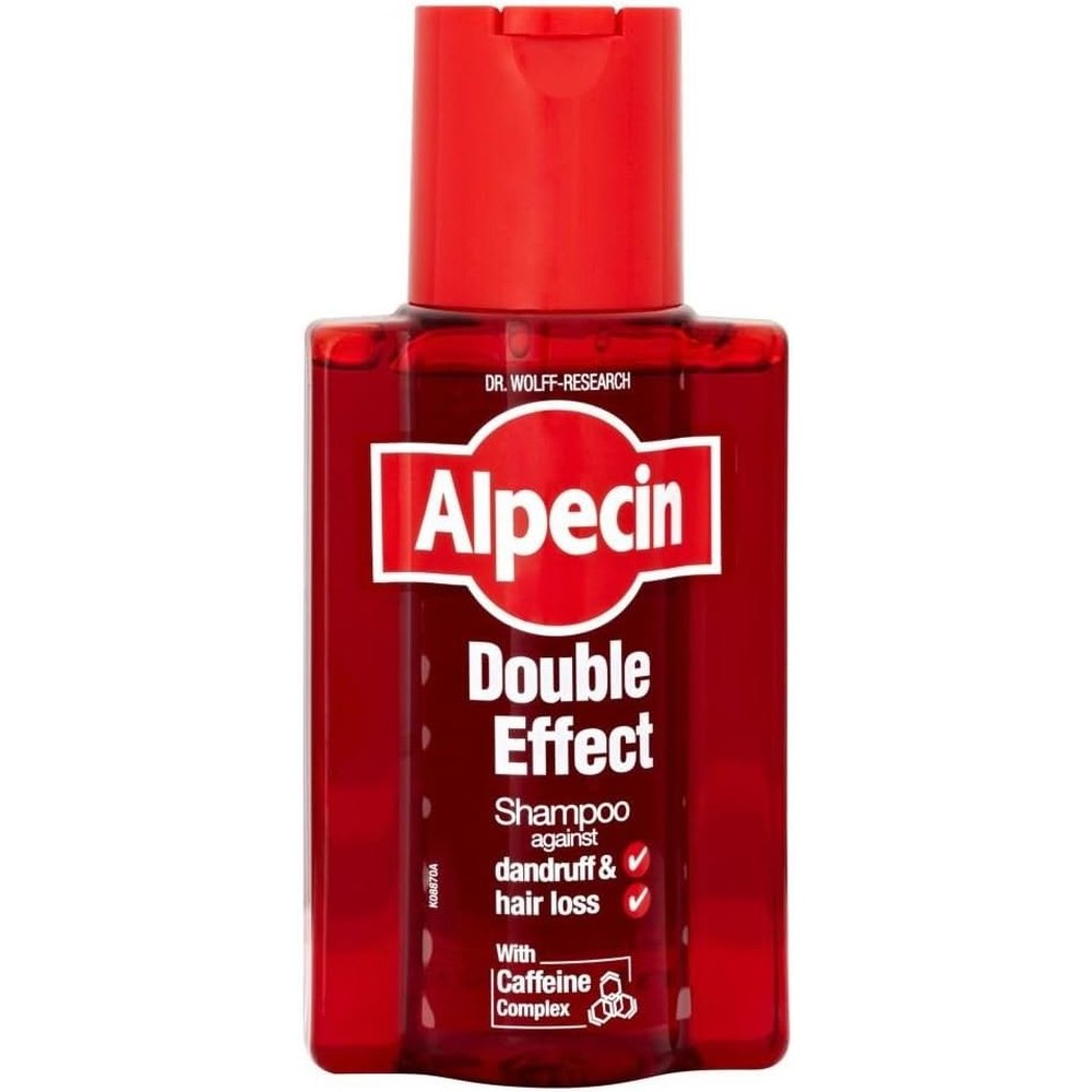 Alpecin Double Effect Caffeine Shampoo And Anti-Dandruff Treatment 200 Milliliters Pack Of 6
