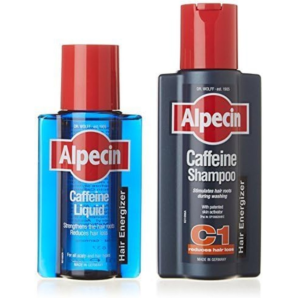 Alpecin Caffeine Shampoo And Alpecin Liquid Scalp Tonic Combo Pack For Hair Loss And Thinning