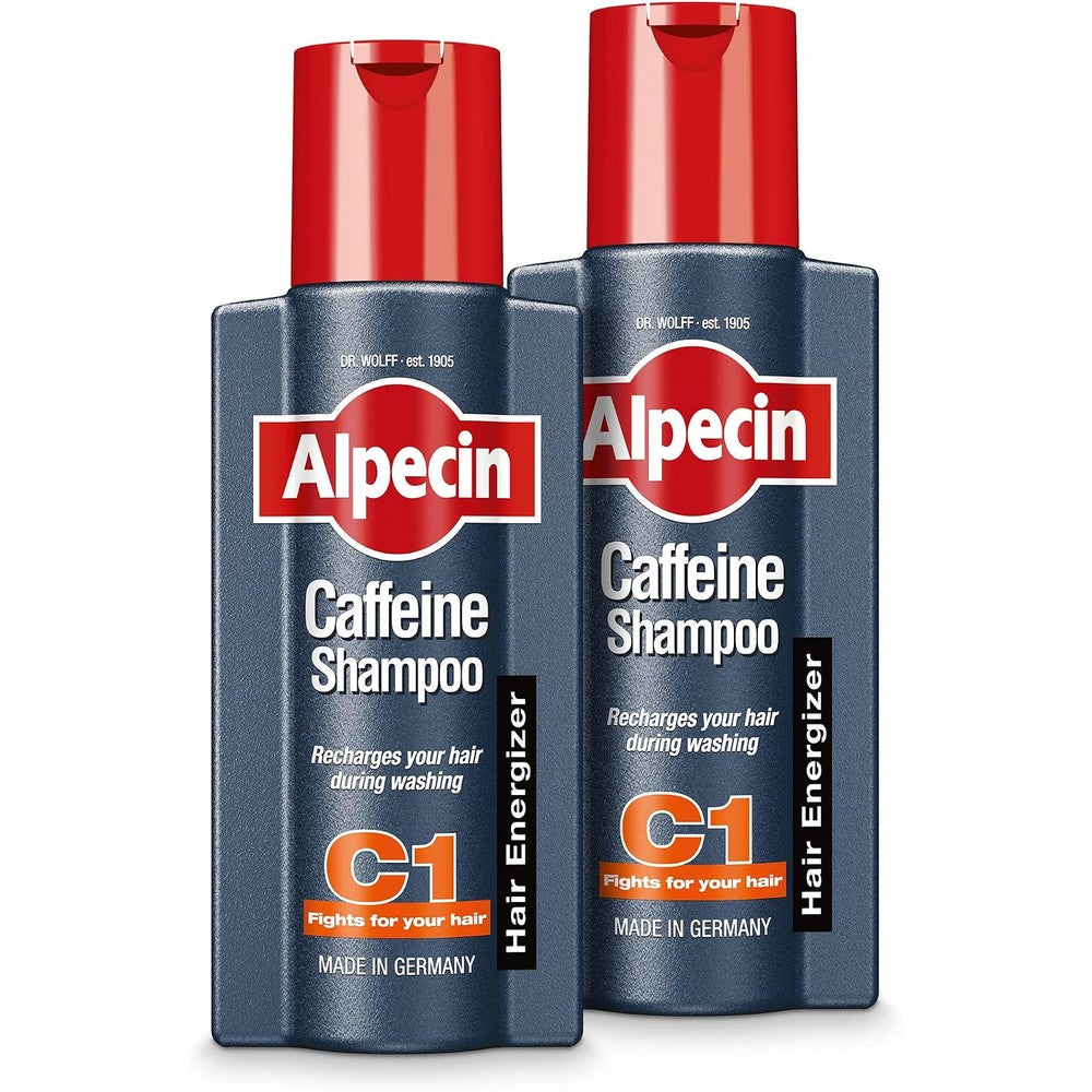 Alpecin Caffeine Shampoo C1 Strengthen Hair Growth And Reduces Hair Loss 250 Milliliters Pack Of 2