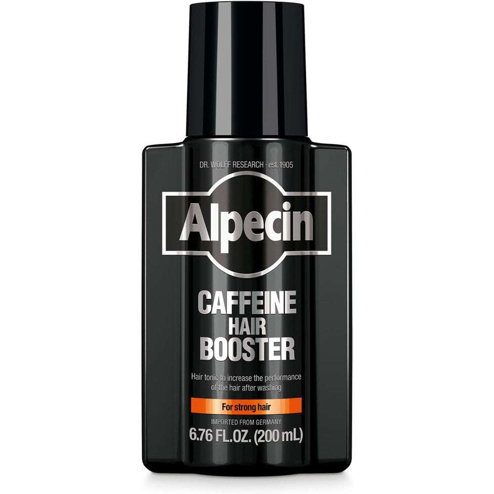 Alpecin Caffeine Hair Booster Natural Hair Growth And Thickness Scalp Tonic With New Fragrance 6.76 Fluid Ounce