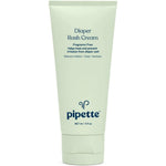 Pipette Diaper Rash Cream Non-Nano Zinc Oxide Fragrance-Free Daily Protective Balm 3 Fluid Ounce