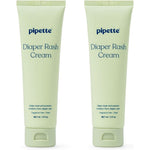 Pipette Diaper Rash Cream Relieve And Prevent With Non Nano Zinc Oxide Fragrance Free Baby Butt Cream 3 Fluid Ounce 2 Pack