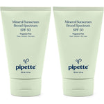 Pipette Mineral Sunscreen SPF 50 Broad Spectrum Baby Sunblock With Non-Nano Zinc Oxide 4 Fluid Ounce