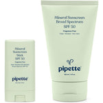 Pipette 100 Percent Mineral Sunscreen Lotion And Stick Duo Broad Spectrum SPF 50