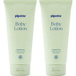 Pipette Baby Lotion Fragrance Free 5.7 Fluid Ounce Pack Of 2 Unscented Newborn Sensitive Skin Moisturizer