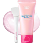 Eqqualberry Nad+ Peptide Boosting Night Wrapping Mask Easy Peel Off Overnight Facial Treatment For Face And Neck Lifting Firming And Glowing Glass ...