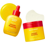 Eqqualberry Vitamin C Ultimate Brightening Duo Serum And Toner Pad Set For Glowing Skin