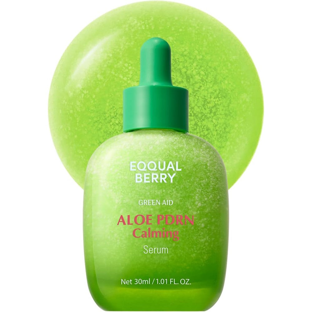 EQQUALBERRY Aloe PDRN Calming Smoothie Serum Soothing Korean Skin Care For Sensitive Skin 30 Milliliters