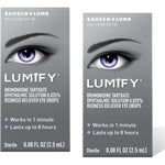 LUMIFY Redness Reliever Eye Drops For Whiter And Brighter Looking Eyes 0.08 Fluid Ounce Pack Of 2