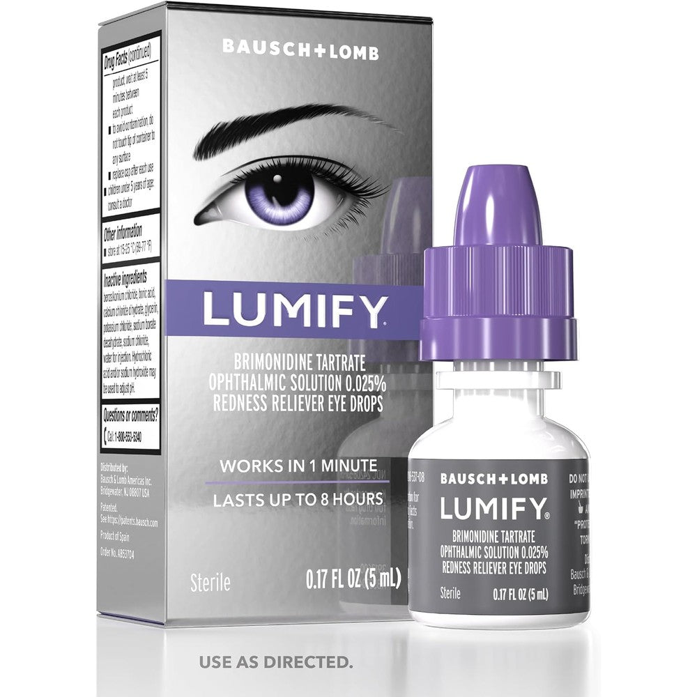 LUMIFY Redness Reliever Eye Drops For Brighter Looking Eyes 0.17 Fluid Ounce
