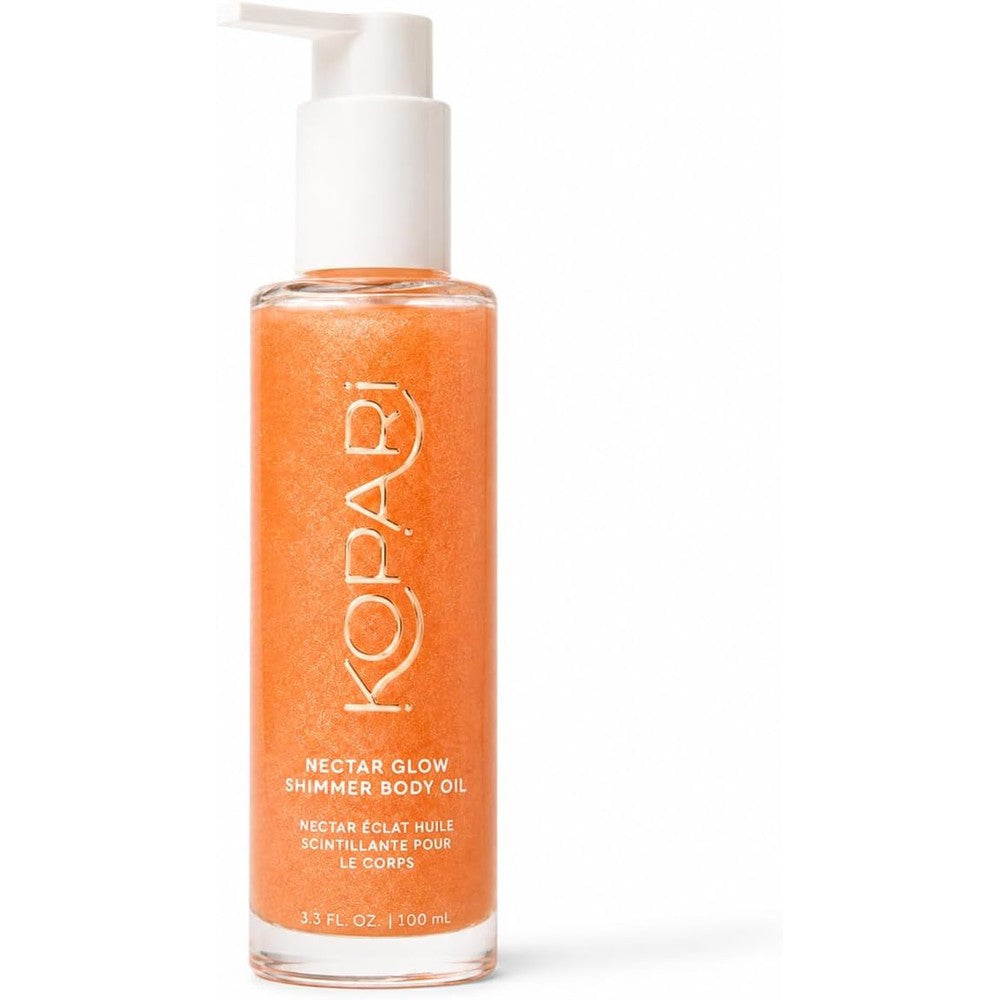 Kopari Nectar Shimmer Body Oil Lightweight Hydrating Body Oil With Radiant Shimmer Finish 3.3 Fluid Ounce